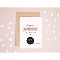 Los mejores  - Tarjeta rasca madrina | Petición madrina | Quieres ser mi madrina | Anuncio nacimiento